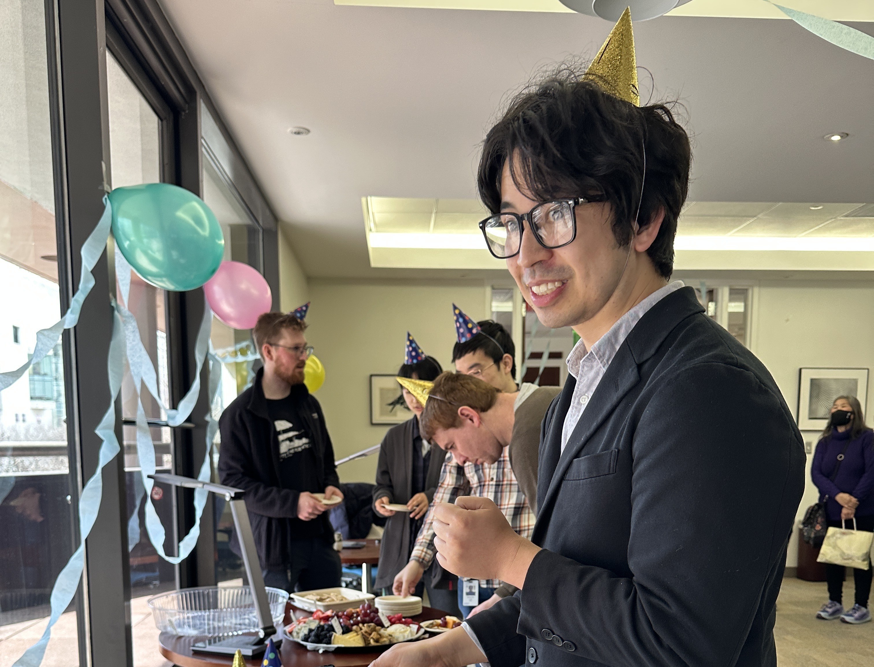 Nicholas's post-defense party